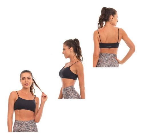 Top Cropped Nadador Fitness De Alcinha Fina E Delicada