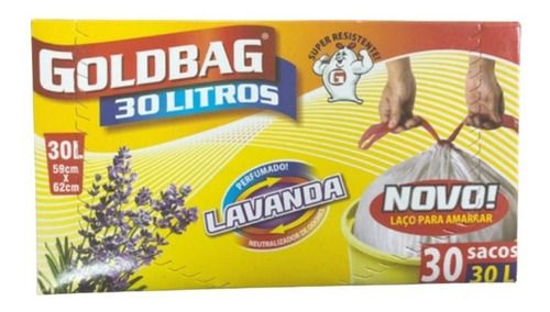 Saco Lixo Perfumado  30L | Goldbag