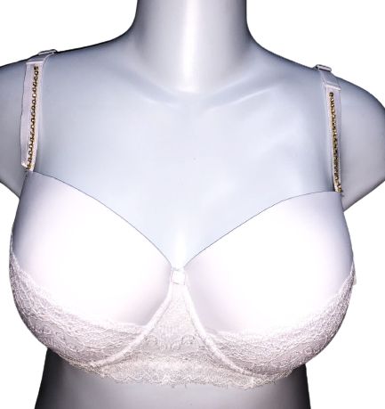 CONJUNTO DE LINGERIE PLUS SIZE COM ALÇA DE STRASS