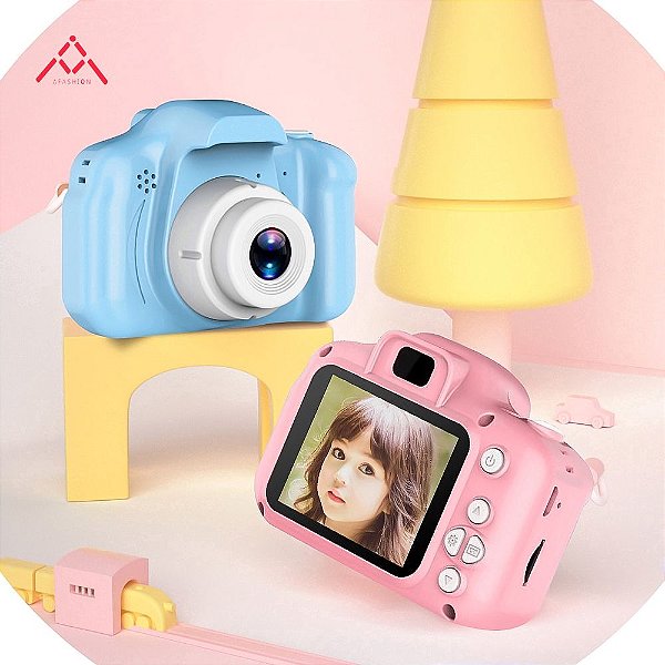 Câmera Fotográfica e vídeo Digital Infantil Recarregável