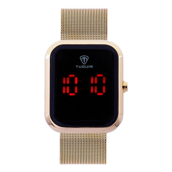Relógio Unissex Tuguir Digital TG110 - Dourado