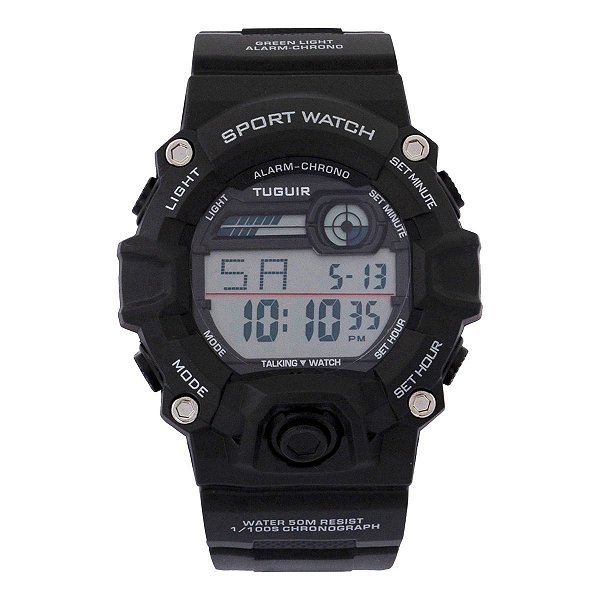 Relógio Masculino Tuguir Digital TG130 - Preto