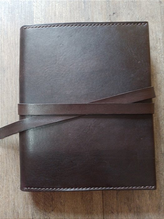 Capa De Couro Para Agenda ou Caderno A5 - Piccadilly
