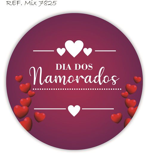 Painel Festa Redondo Sublimado Dia Dos Namorados C/elástico