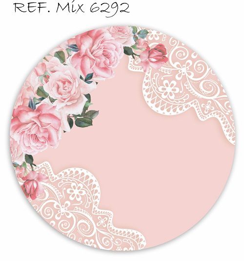 Painel Festa Redondo Sublimado Floral C/elástico