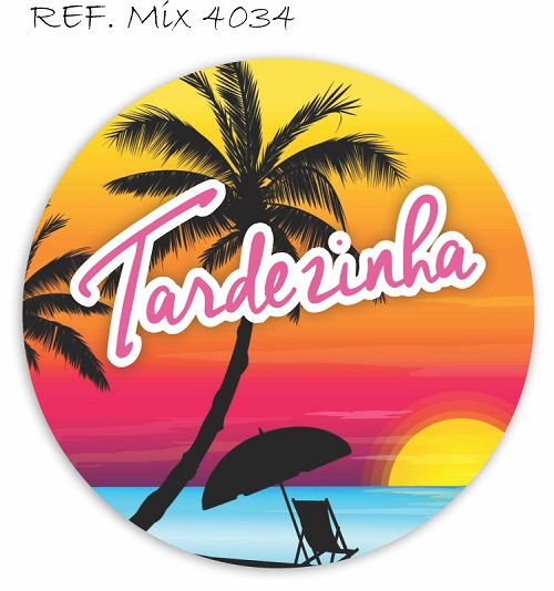 Painel Festa Redondo Sublimado Tardezinha C/elástico