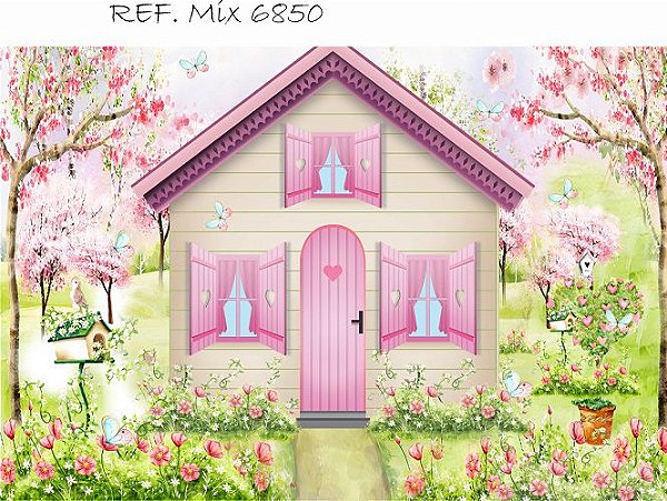 Painel Retangular Decorativo Para Festa Jardim