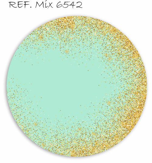 Painel Festa Redondo Sublimado Glitter C/elástico