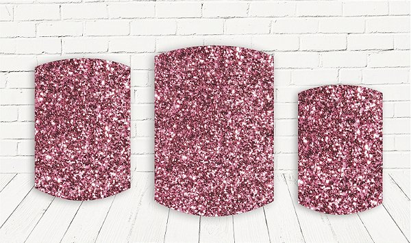 Trio De Capas P/ Cilindros Sublimado Glitter Veste Fácil