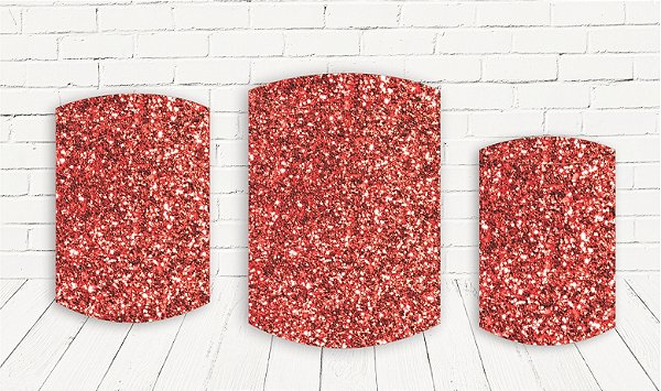 Trio De Capas P/ Cilindros Sublimado Glitter Veste Fácil