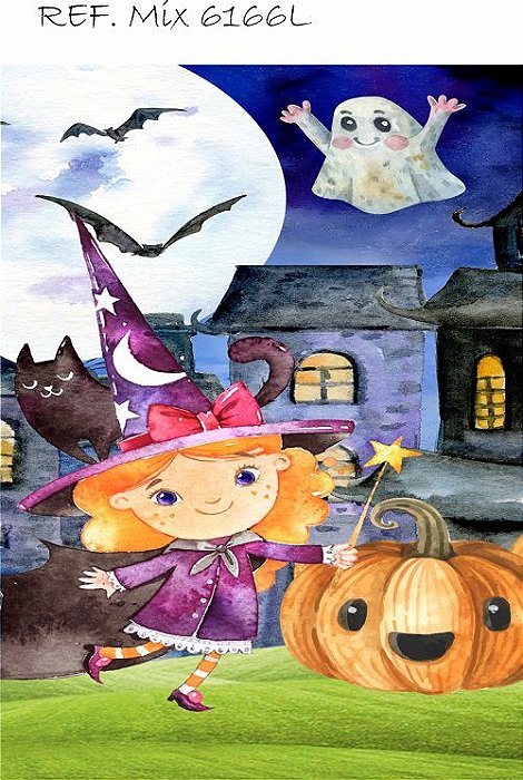 Painel Retangular Decorativo Para Festa Halloween