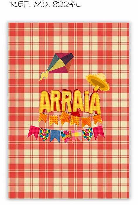 Painel Retangular Decorativo Para Festa Junina