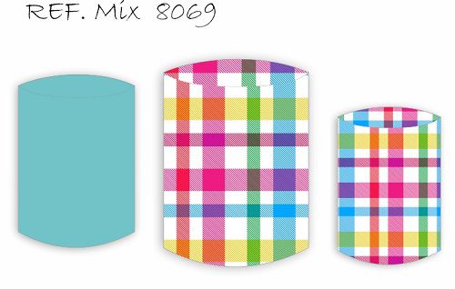 Trio De Capas P/ Cilindros Sublimado Xadrez Veste Fácil