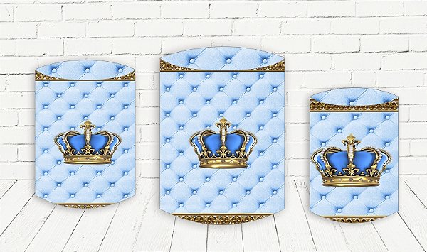 Trio De Capas P/ Cilindros Sublimado Realeza Veste Fácil