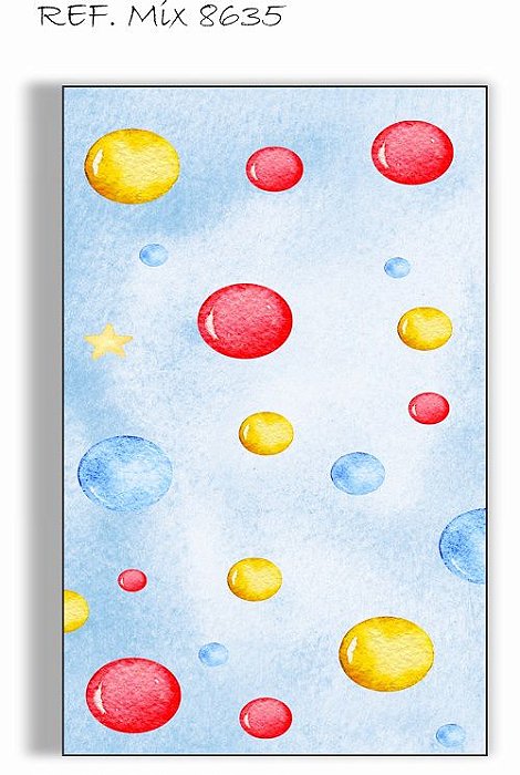 Painel Retangular Decorativo Para Festa Bolinhas Circo