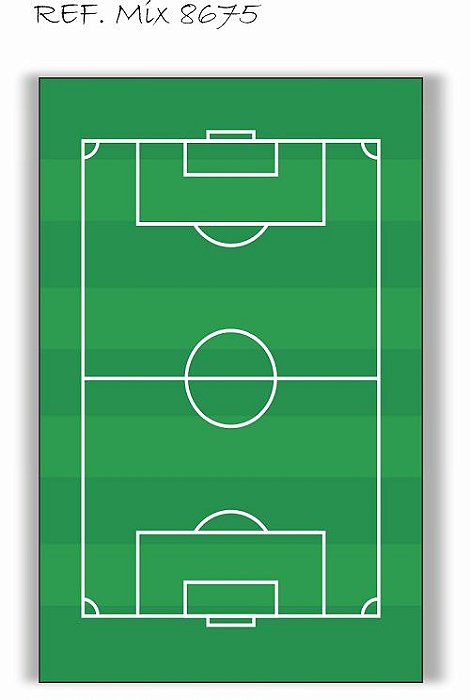 Painel Retangular Decorativo Para Festa Futebol