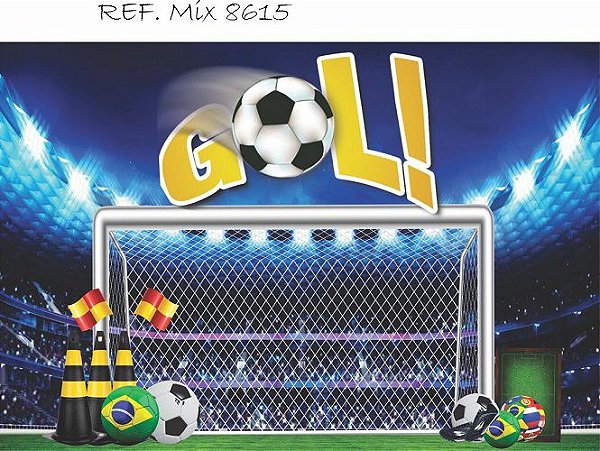 Fundo Fotográfico Em Tecido Sublimado Futebol