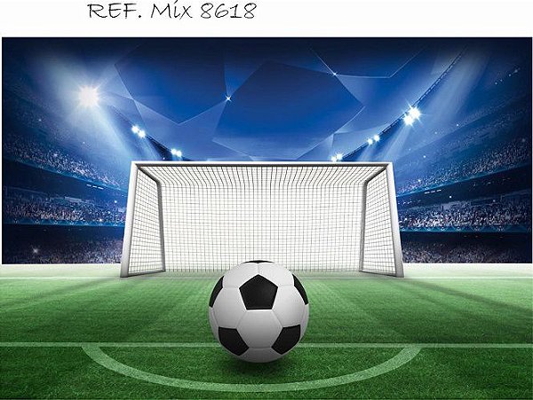 Fundo Fotográfico Em Tecido Sublimado Futebol