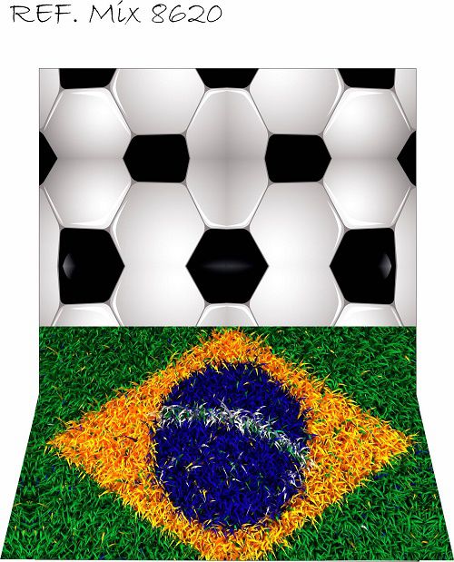 Fundo Fotográfico Em Tecido Sublimado Futebol