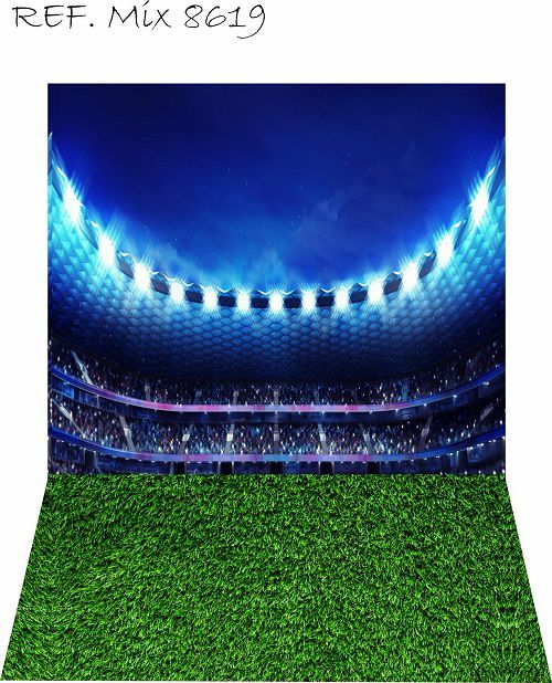 Fundo Fotográfico Em Tecido Sublimado Futebol