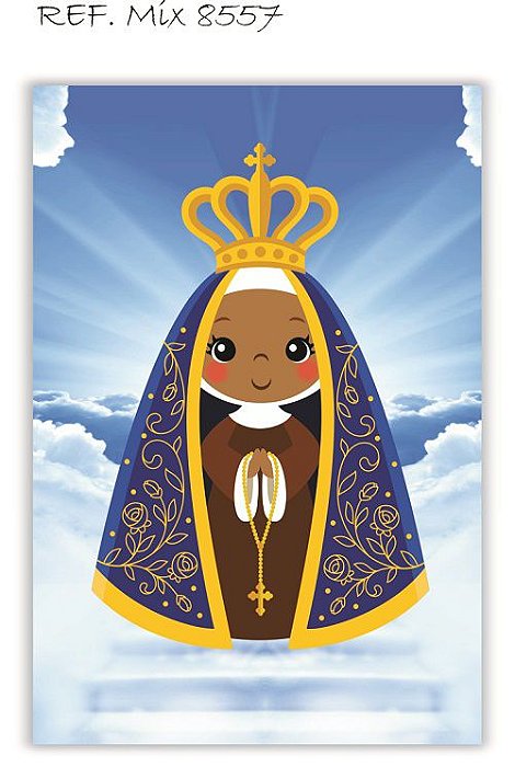 Painel Retangular Decorativo Para Festa Nossa Senhora