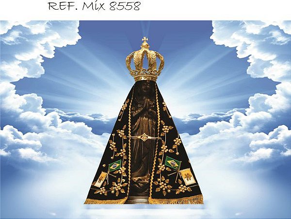 Fundo Fotográfico Em Tecido Sublimado Nossa Senhora