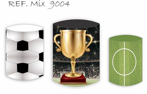 Trio De Capas P/ Cilindros Sublimado Futebol Veste Fácil