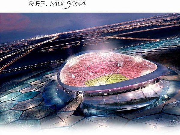 Painel Retangular Decorativo Para Festa Estádio Futebol