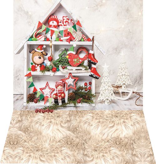 Fundo Fotográfico em Tecido Cenário Natal