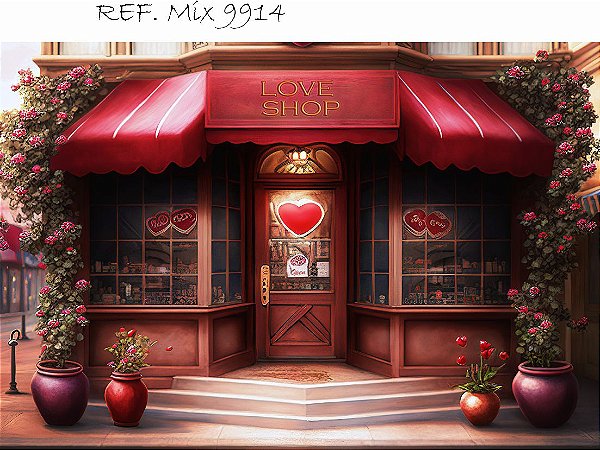 Fundo Fotográfico Retangular Ensaio Romântico