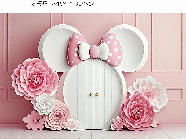 Fundo Fotográfico Cenário Minnie