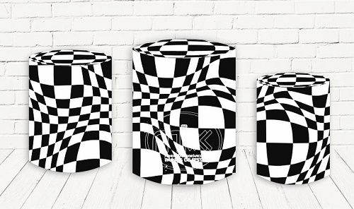 Trio De Capas P/ Cilindros Sublimado Psicodelico Veste Fácil