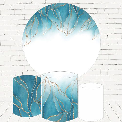 Painel Redondo Sublimado Adulto + Trio de Cilindros Veste Fácil