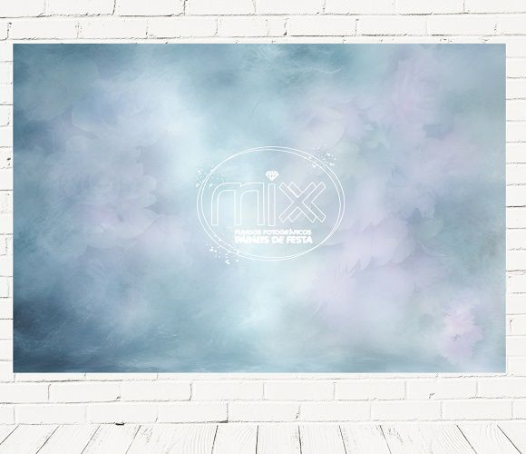 Fundo Fotográfico Em Tecido Cenário Texturta Azul