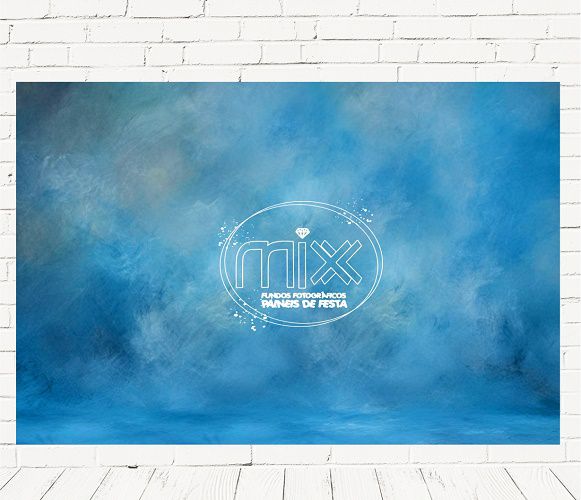 Fundo Fotográfico Em Tecido Textura Azul