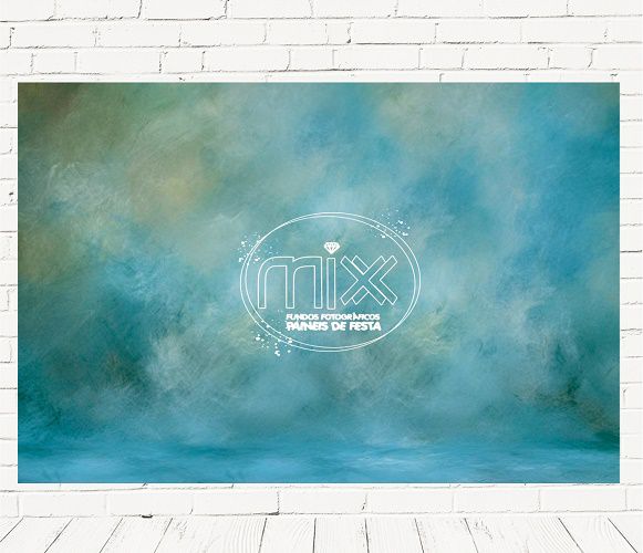 Fundo Fotográfico Em Tecido Textura Azul