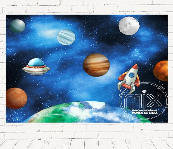 Fundo Fotográfico Em Tecido Cenário Espaço