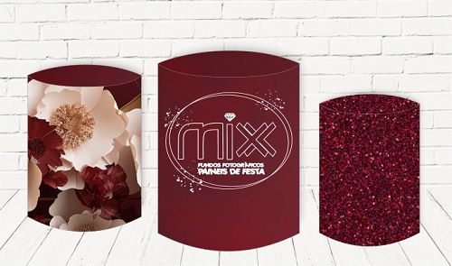 Trio De Capas P/ Cilindros Sublimado Floral Veste Fácil