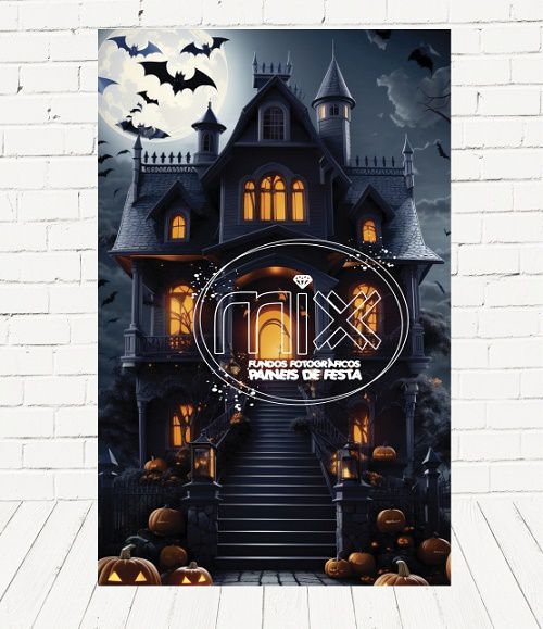 Painel Retangular Decorativo Para Festa Halloween