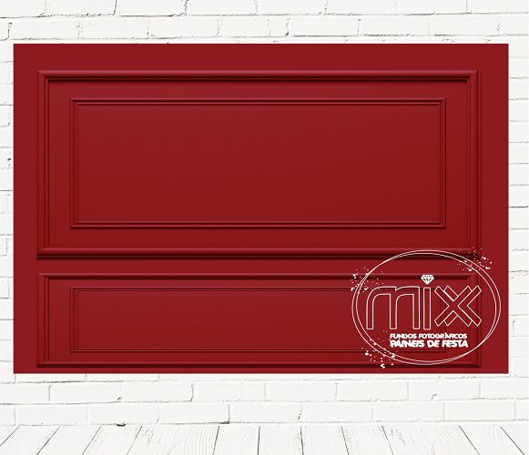 Fundo Fotográfico Em Tecido Cenario Parede Vermelha