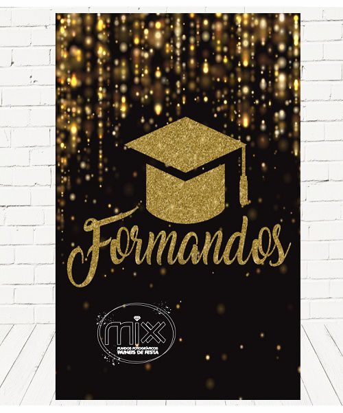 Painel Retangular Decorativo Para Festa Formatura