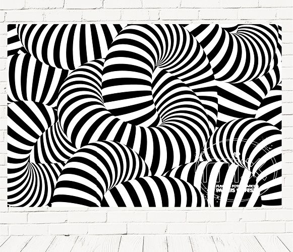 Fundo Fotográfico Em Tecido Cenario Psicodelico