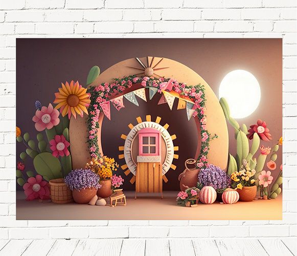 Fundo Fotográfico Cenário Arraia festa junina