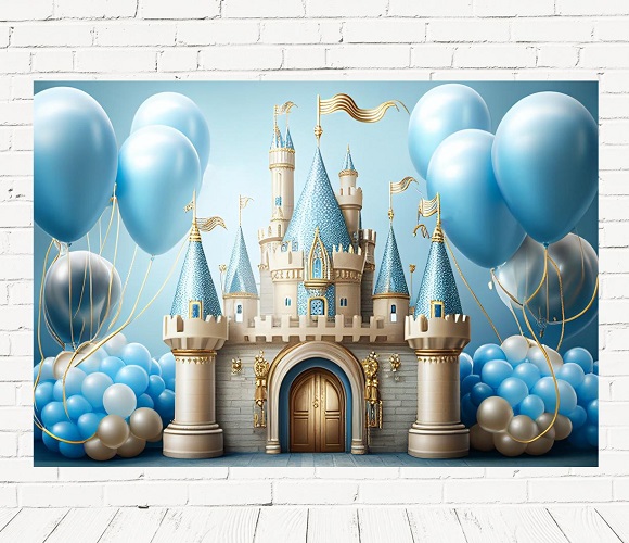 Fundo Fotográfico Cenário Castelo infantil