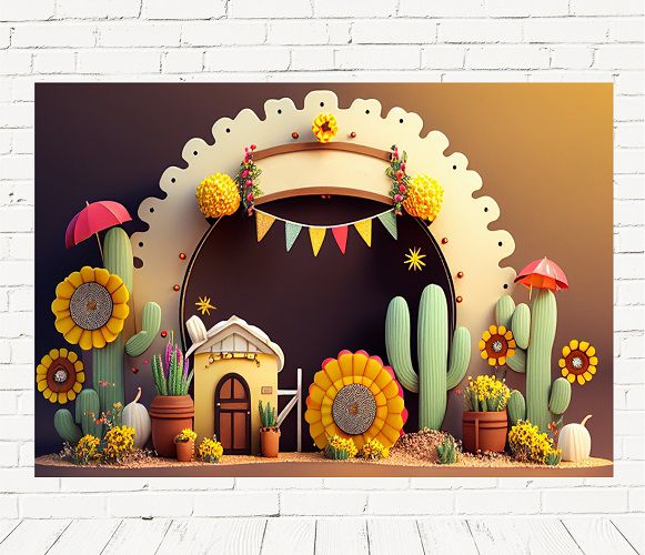 Fundo Fotográfico Cenário Arraia