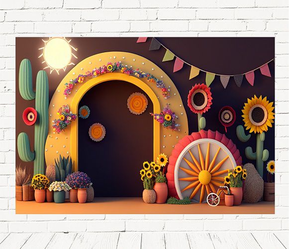 Fundo Fotográfico Cenário Festa junina