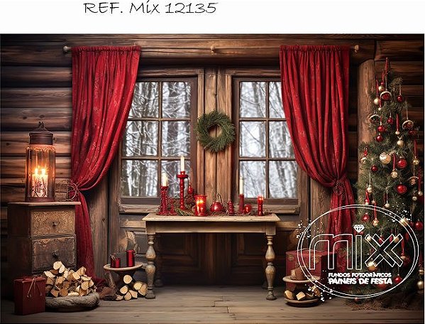 Fundo Fotográfico Cenário Natal