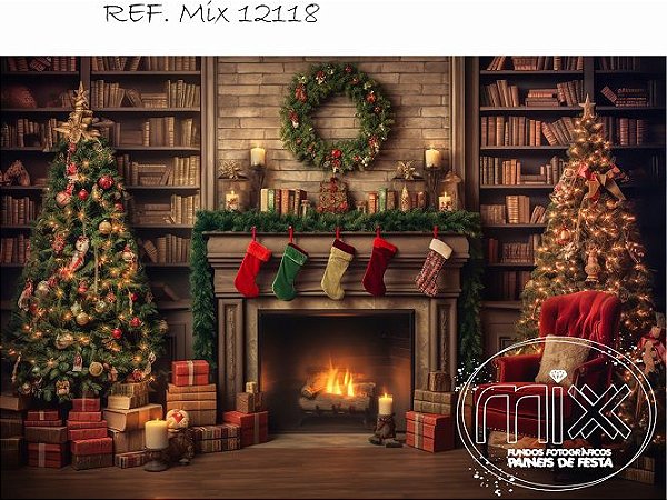 Fundo Fotográfico Cenário Natal