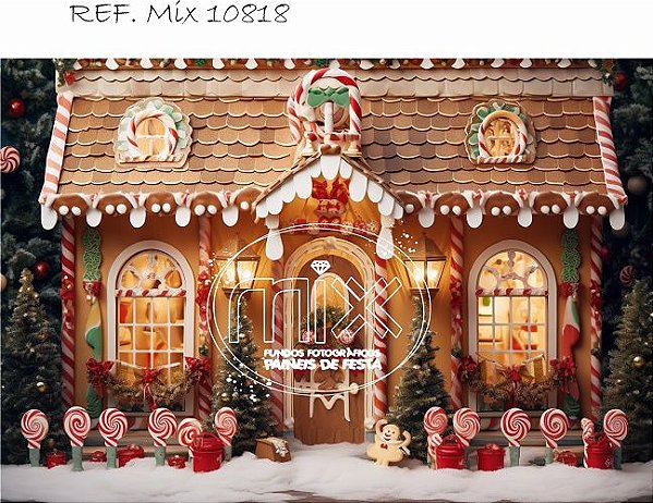 Fundo Fotográfico Cenário Natal