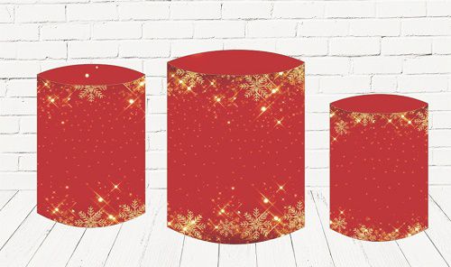 Trio De Capas P/ Cilindros Sublimado Natal Veste Fácil